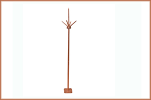 MS Copper Bonded Conventional Type Lightning Arrester Manufacturer