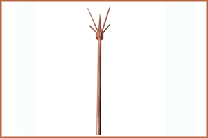 MS Copper Bonded Conventional Type Lightning Arrester Manufacturer